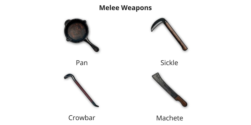 pubg weapon guide melee - nochgames
